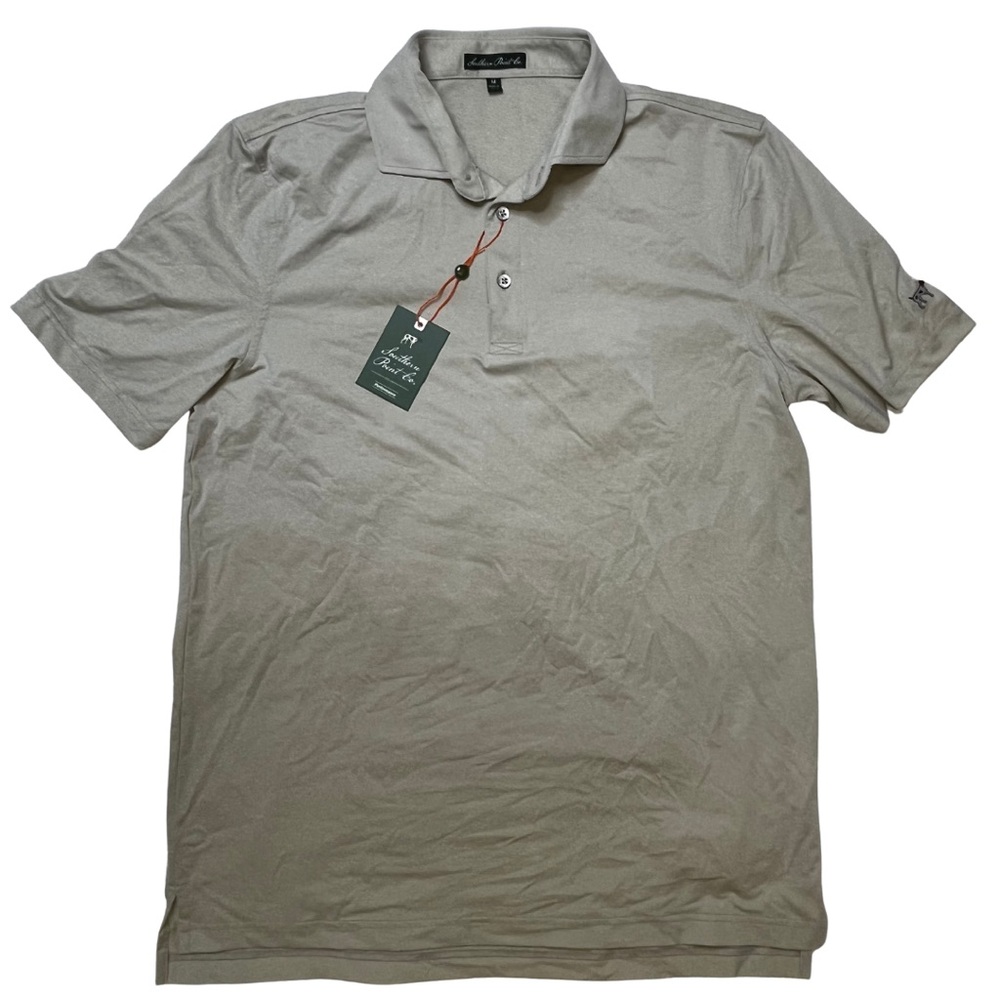 Men’s Southern Point Co. Beige Performance Polo Size M